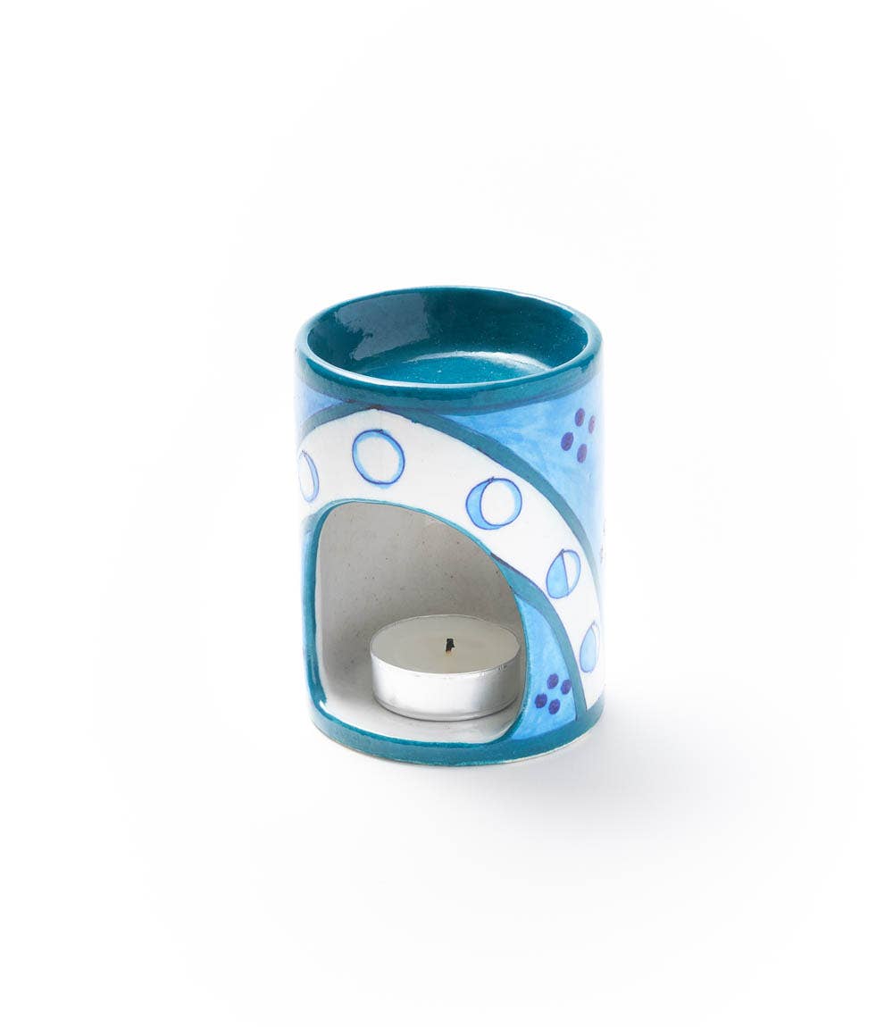 Amiya Oil Warmer | Moon Phase - Spiral Circle