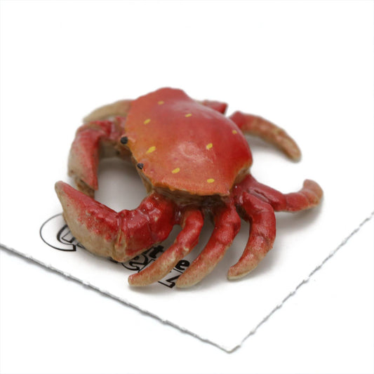 Angeles Dungeness Crab Porcelain Miniature - Spiral Circle