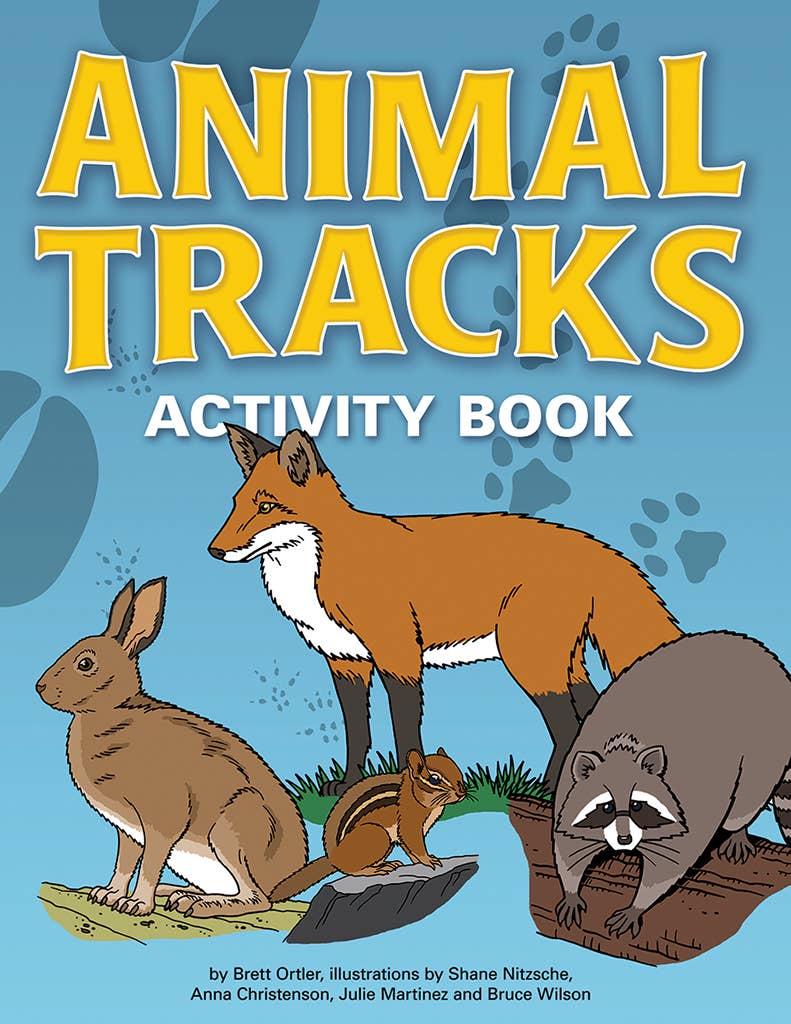 Animal Tracks Activity Book - Spiral Circle