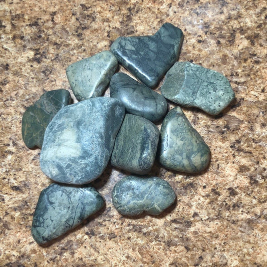 Antigorite | Wisconsin Jade | Tumbled - Spiral Circle
