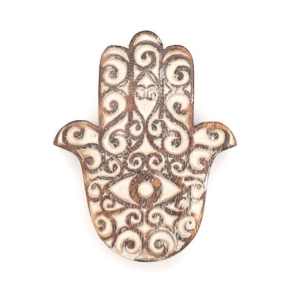 Antique Finish Pivot Box | Hamsa - Spiral Circle