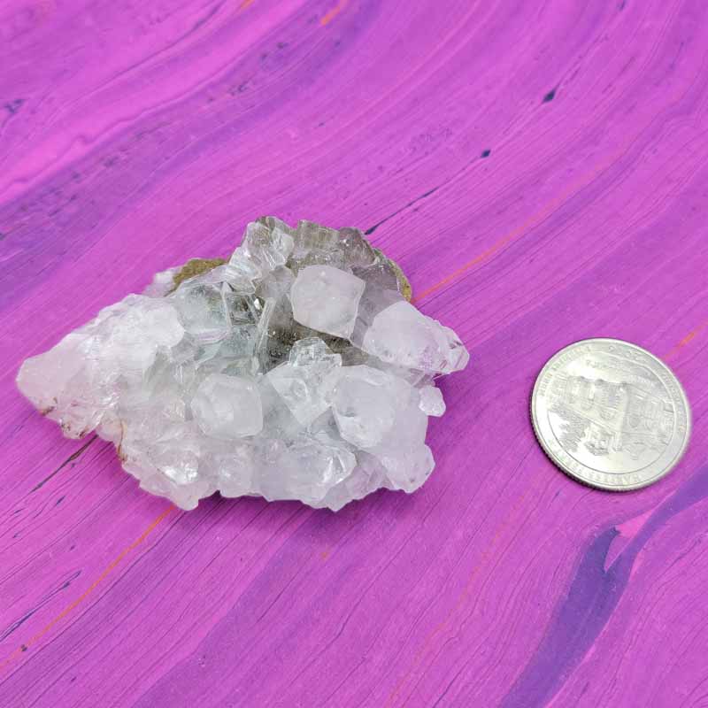 Apophyllite Quartz Clusters - Spiral Circle