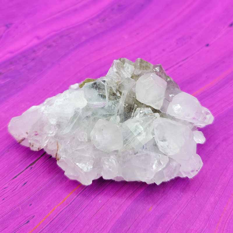 Apophyllite Quartz Clusters - Spiral Circle