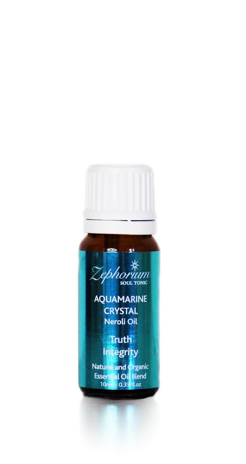Aquamarine Crystal Essential Oil Blend | Throat Chakra - Spiral Circle