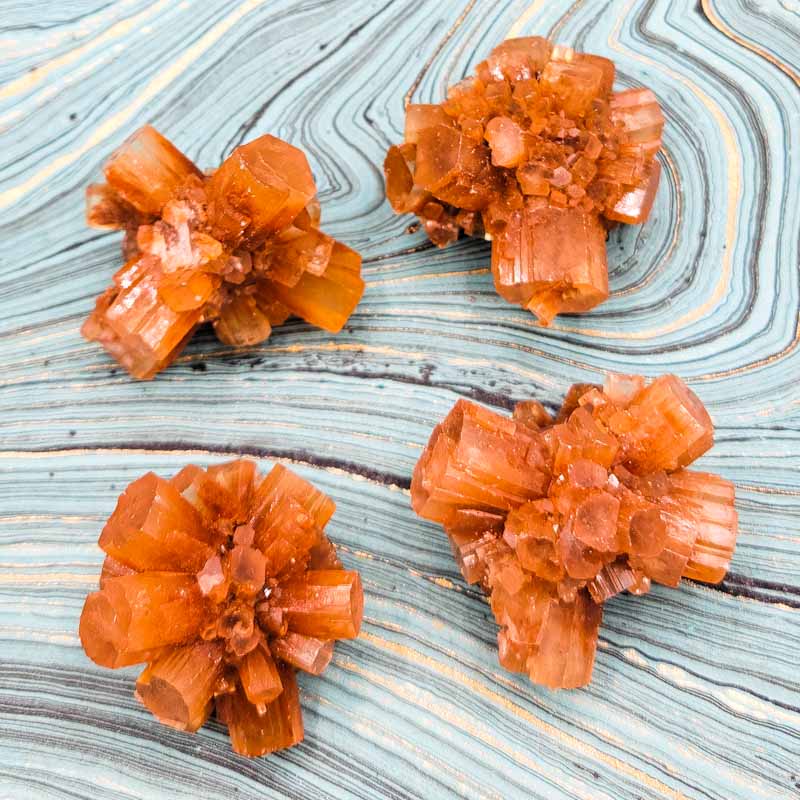 Aragonite Star Clusters | Stability - Spiral Circle
