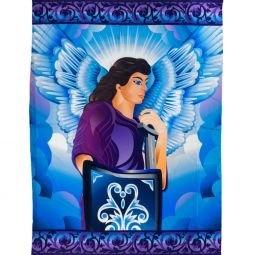 Archangel Michael Tapestry - Spiral Circle