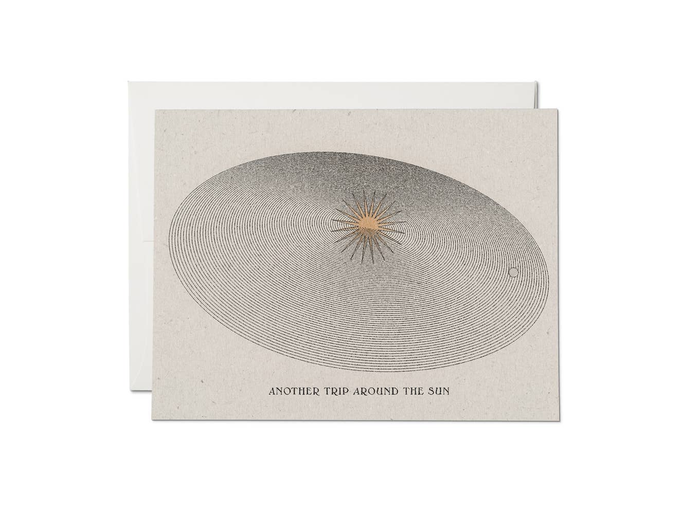Around the Sun | Birthday Greeting Card - Spiral Circle