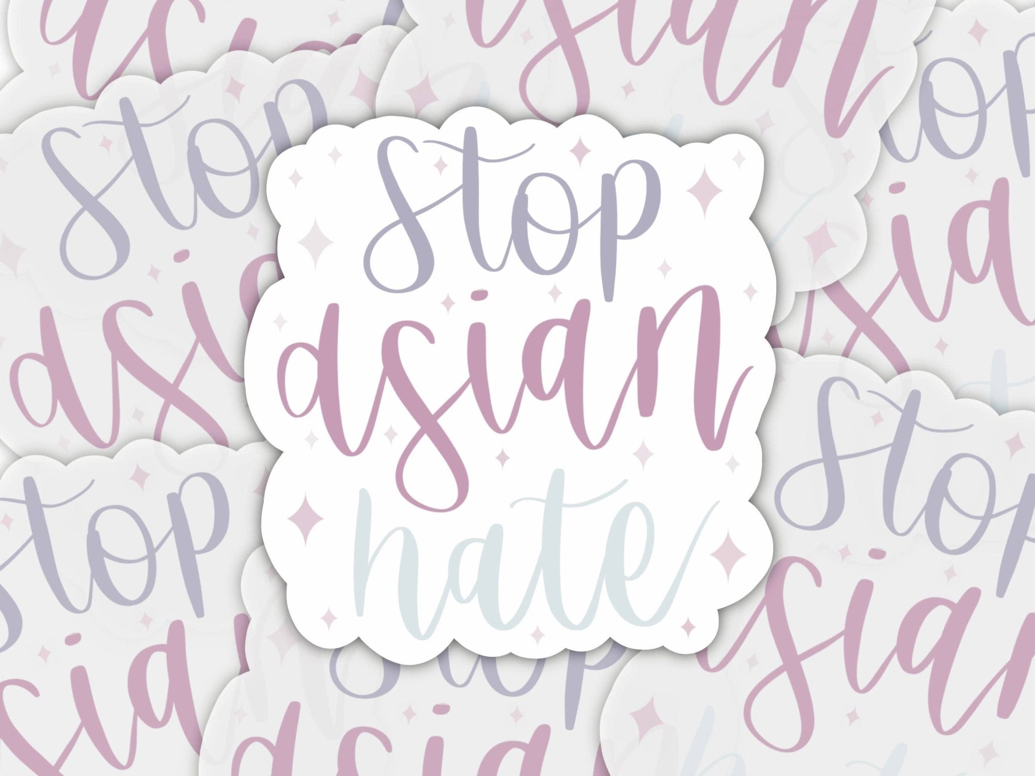 Asian Sticker - Spiral Circle