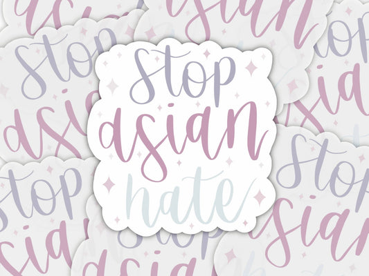 Asian Sticker - Spiral Circle