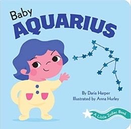 Baby Aquarius | A Little Zodiac Book - Spiral Circle
