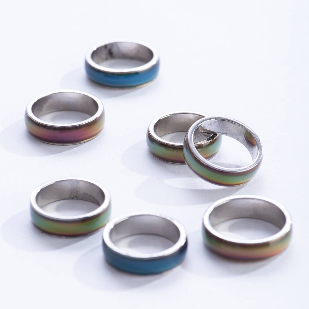 Band Mood Rings - Spiral Circle