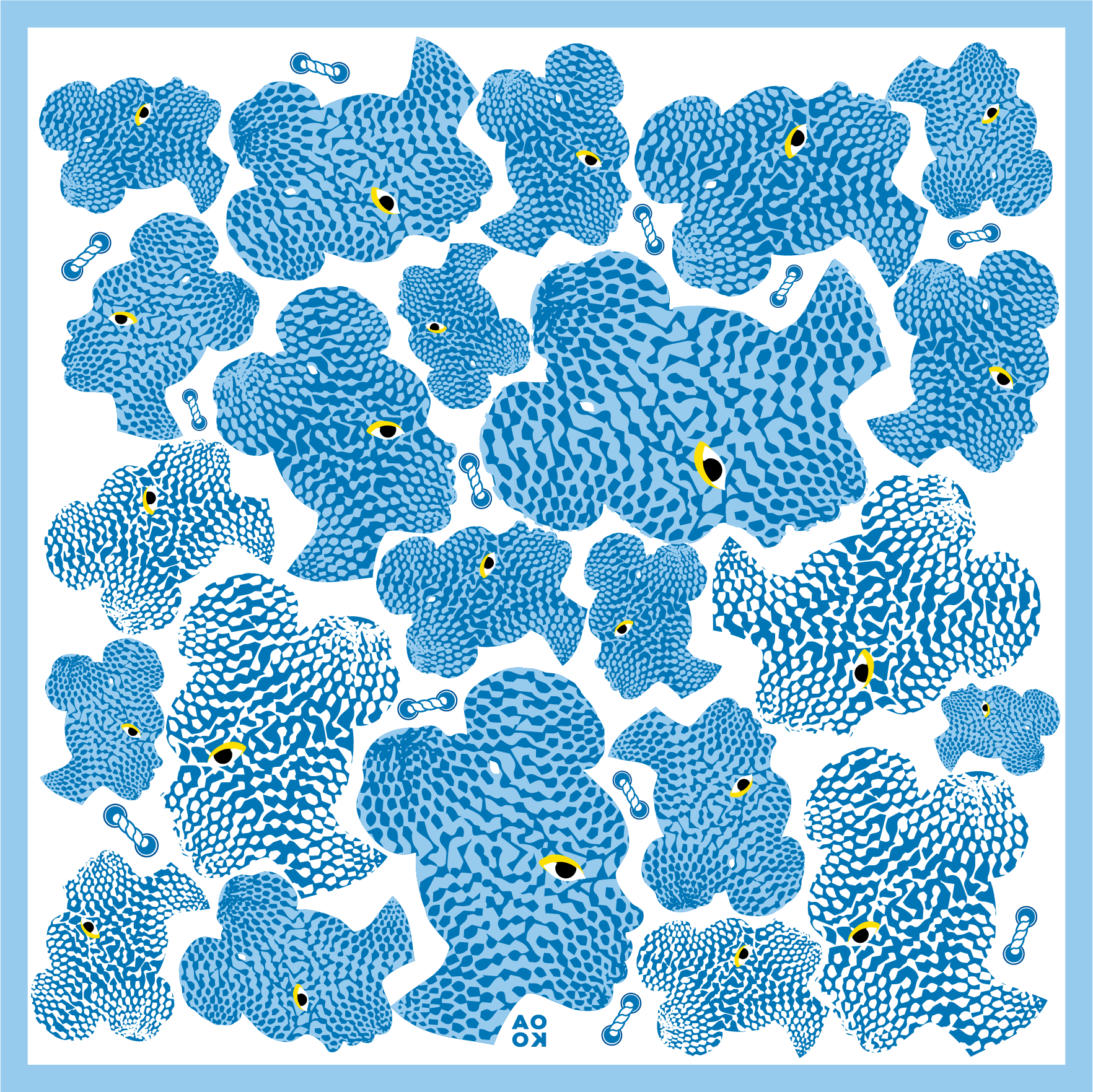 Bandana - To Market - Spiral Circle