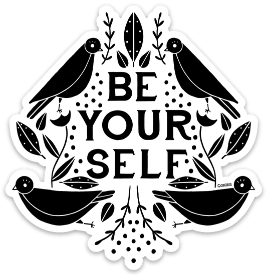 Be Yourself | Sticker - Spiral Circle