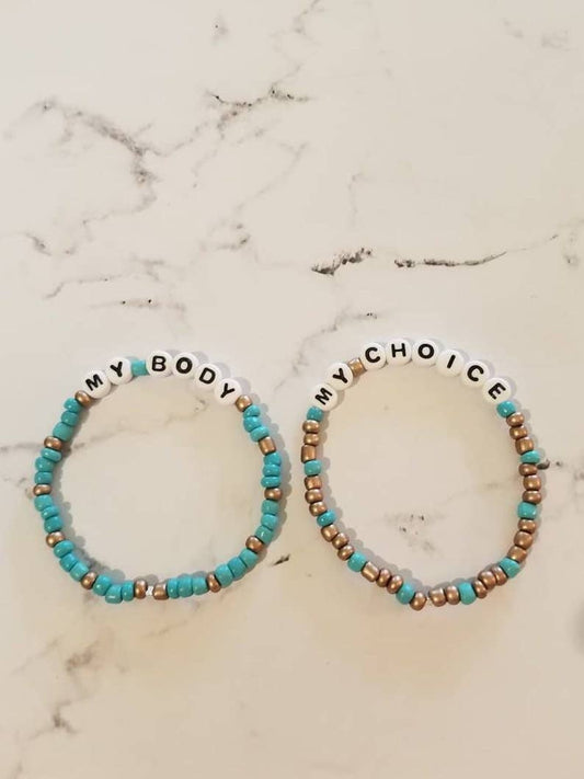 Beaded Bracelet Packs | Roe V Wade - Spiral Circle