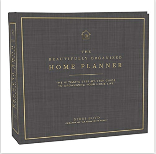 Beautifully Organized Home Planner | The Ultimate Step - by - Step Guide to Organizing Your Home Life - Spiral Circle