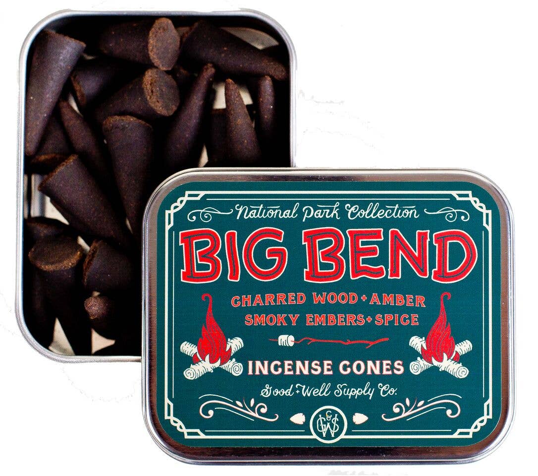 Big Bend Incense | Charred Wood Smoky Embers Amber + Spice - Spiral Circle