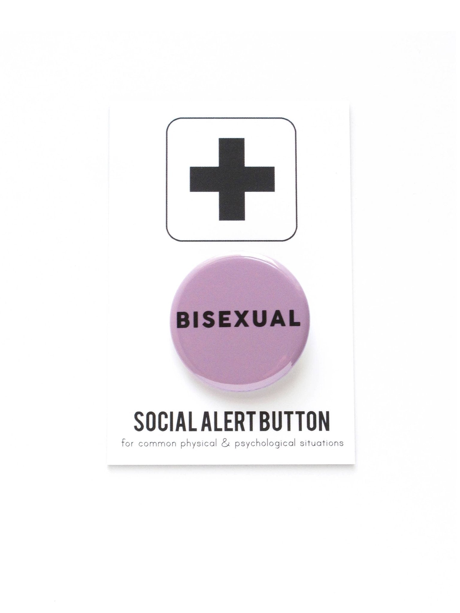 BISEXUAL | Pinback Buttons - Spiral Circle