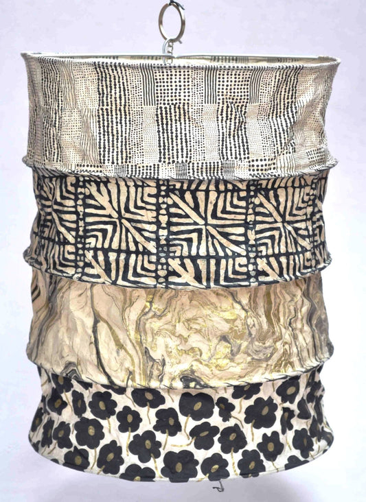 Black and White Lantern - Spiral Circle