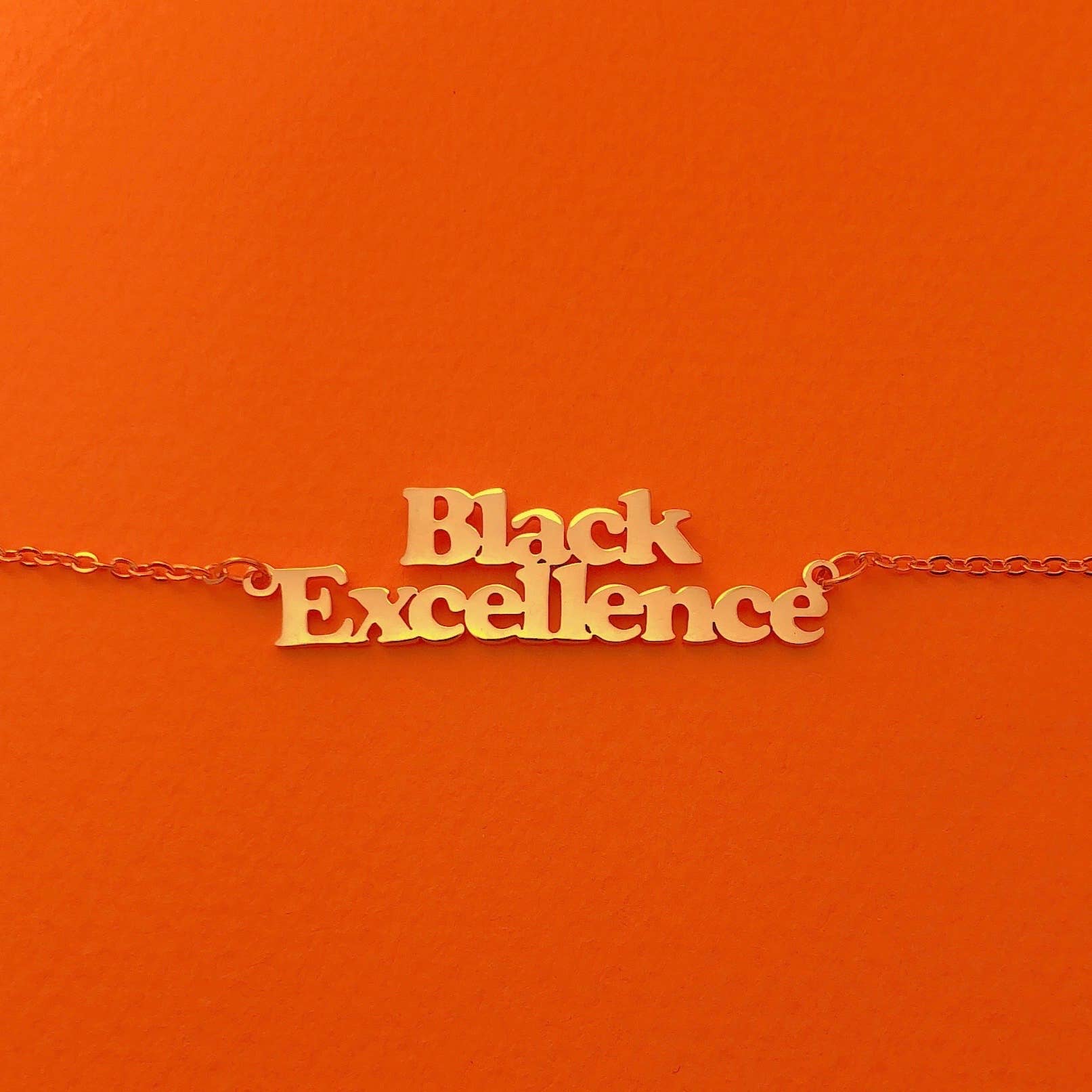 Black Excellence Necklace | 14k Gold Plated - Spiral Circle