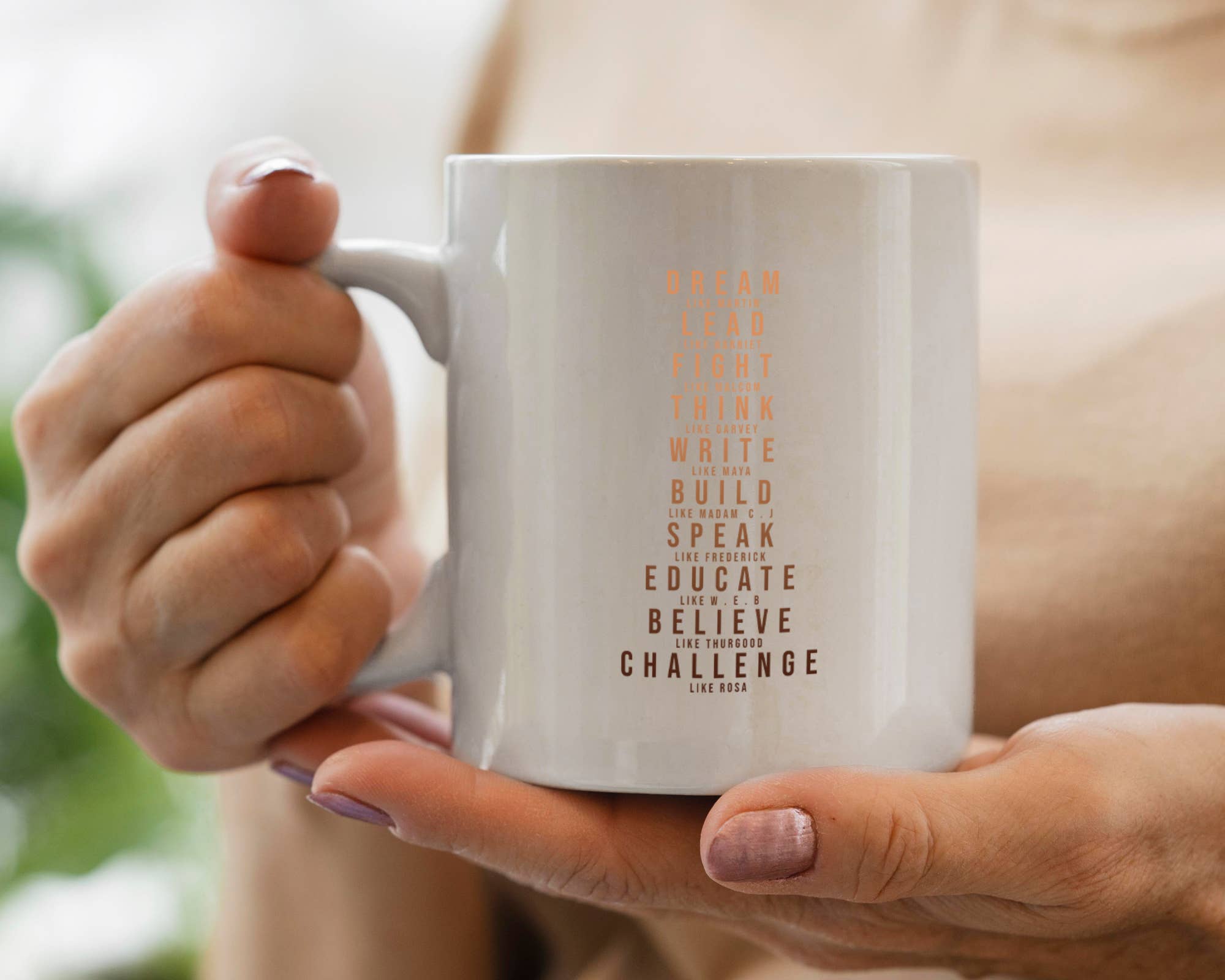 Black History Month Mug, Black Lives Matter Mug - Spiral Circle