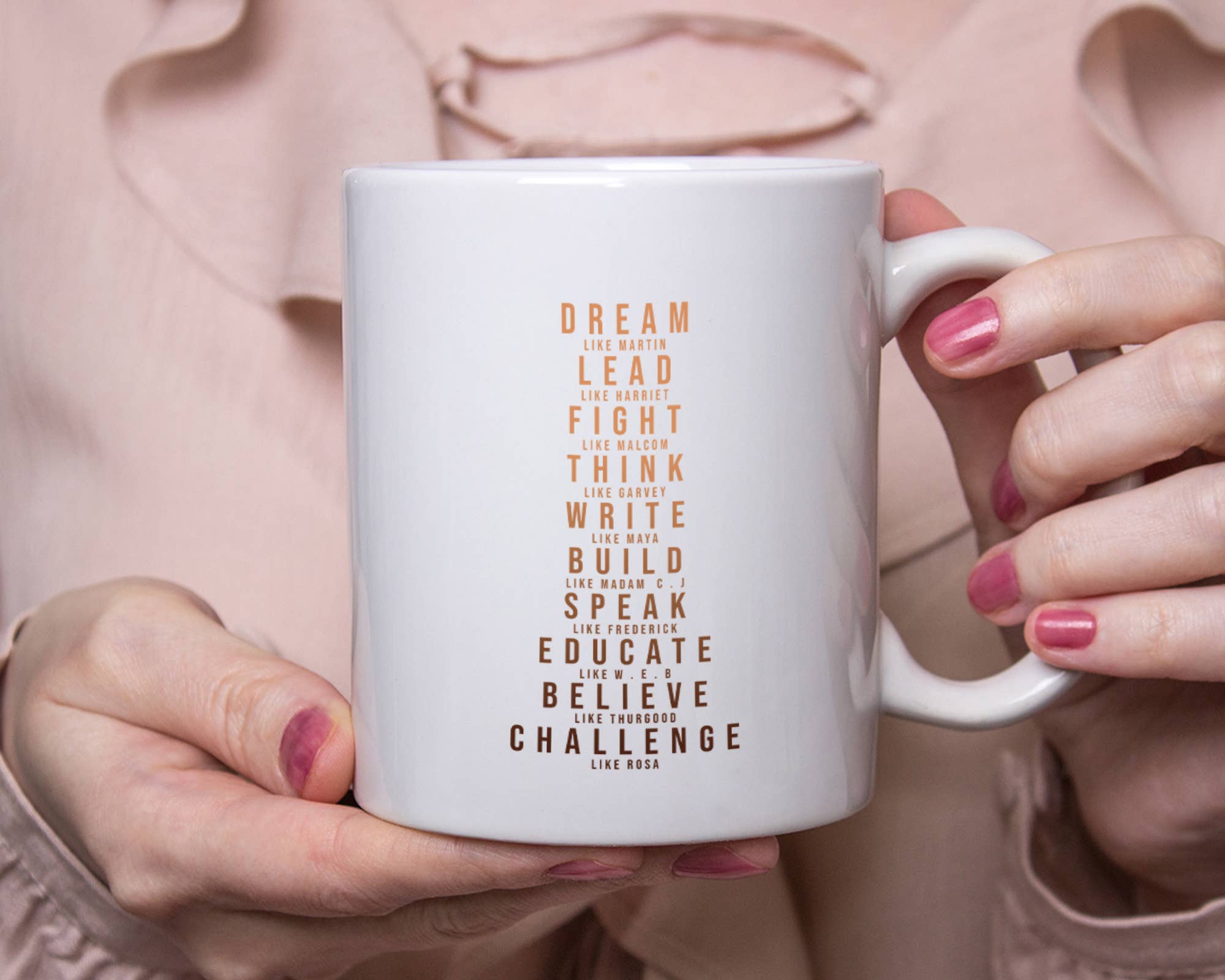 Black History Month Mug, Black Lives Matter Mug - Spiral Circle