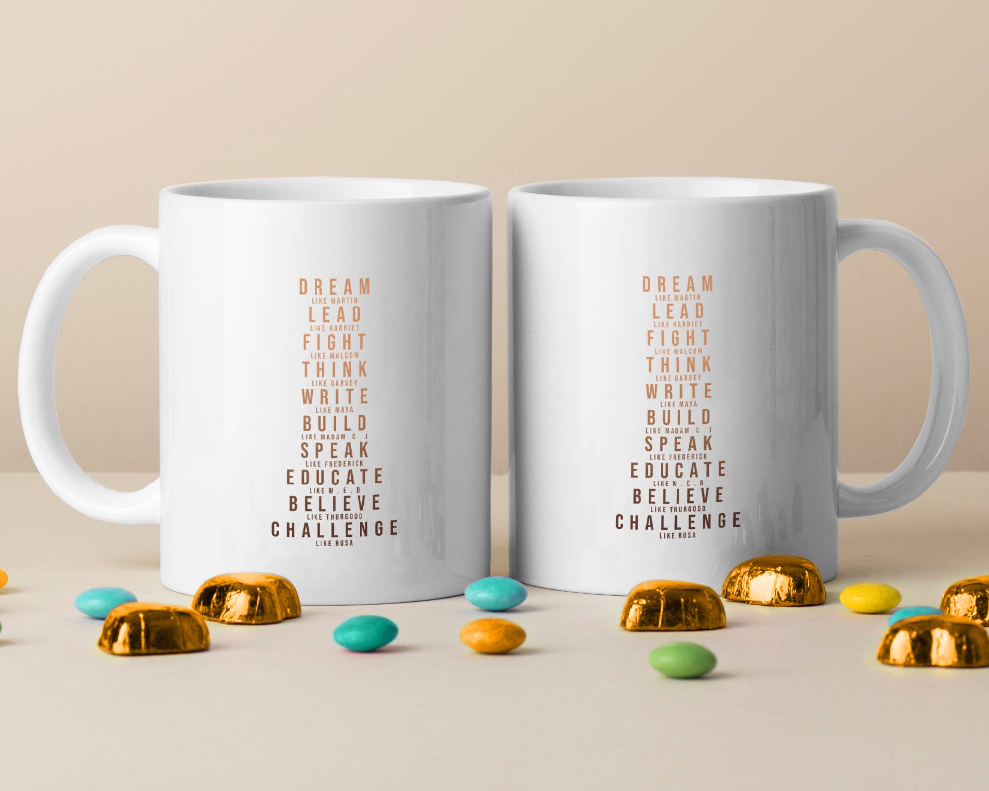 Black History Month Mug, Black Lives Matter Mug - Spiral Circle