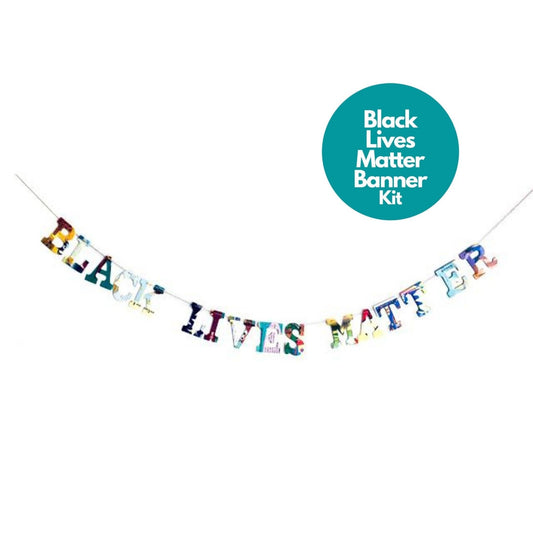 BLACK LIVES MATTER Board Book Garland Kit to Benefit ACLU - Spiral Circle