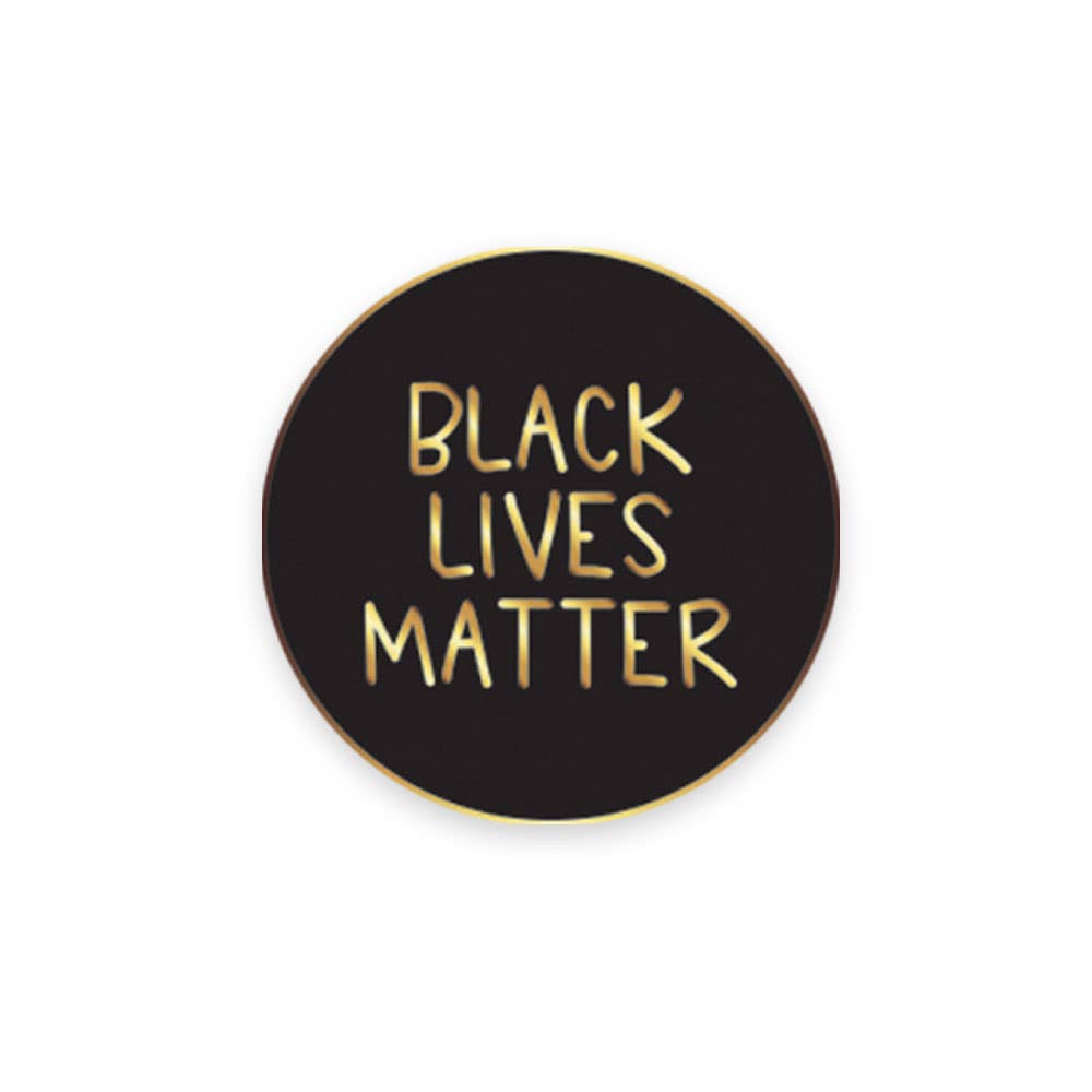 Black Lives Matter Pin - Spiral Circle
