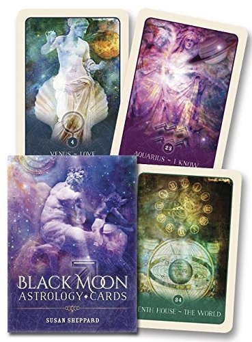 Black Moon Astrology Cards - Spiral Circle