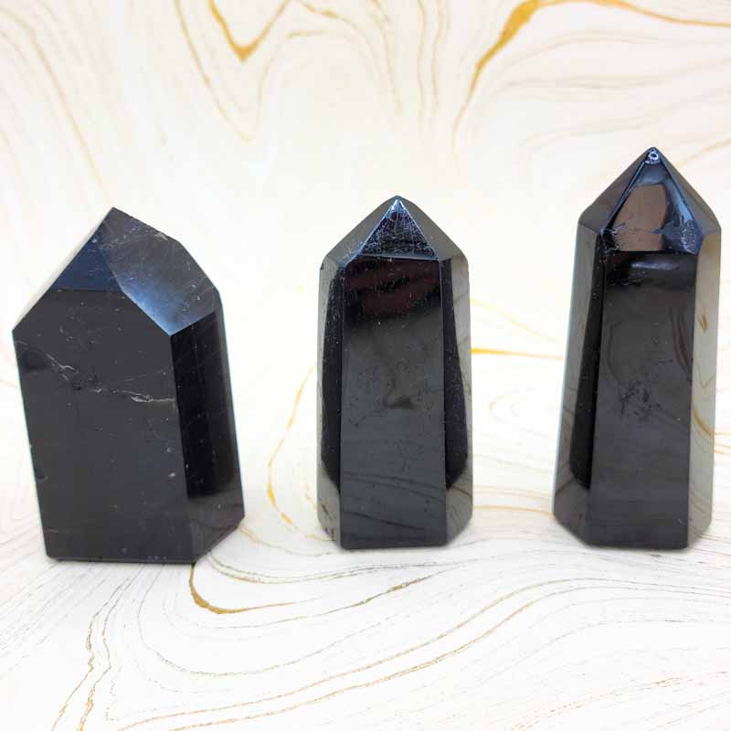 Black Tourmaline Generators - Spiral Circle