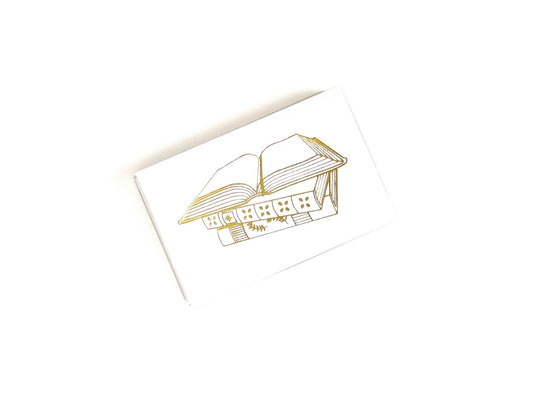 Book Lover Matchbox - Spiral Circle