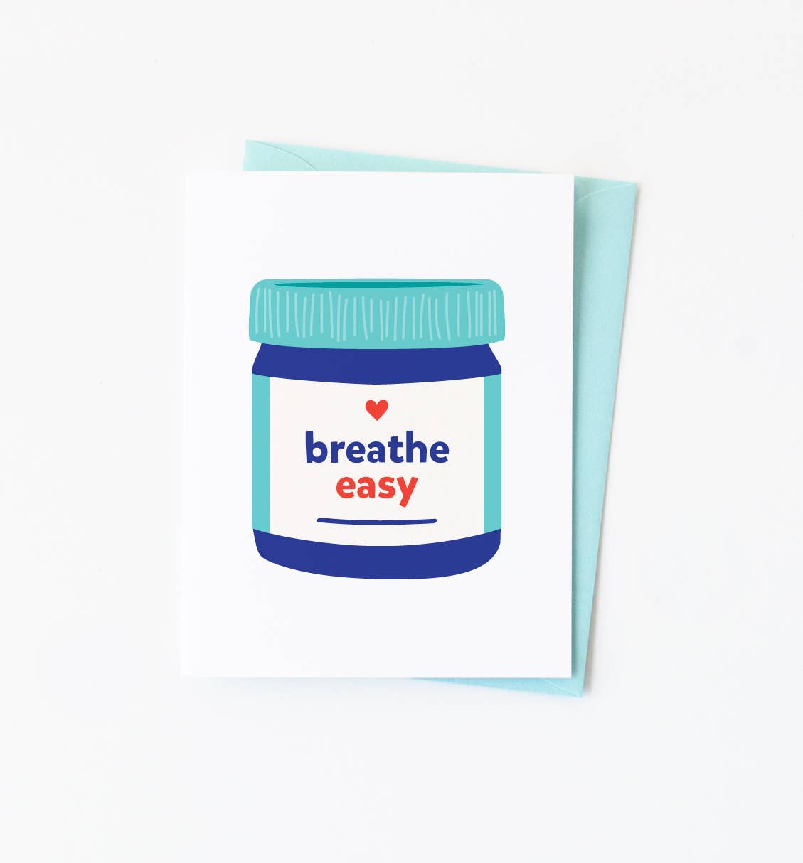 Breathe Easy Card - Spiral Circle