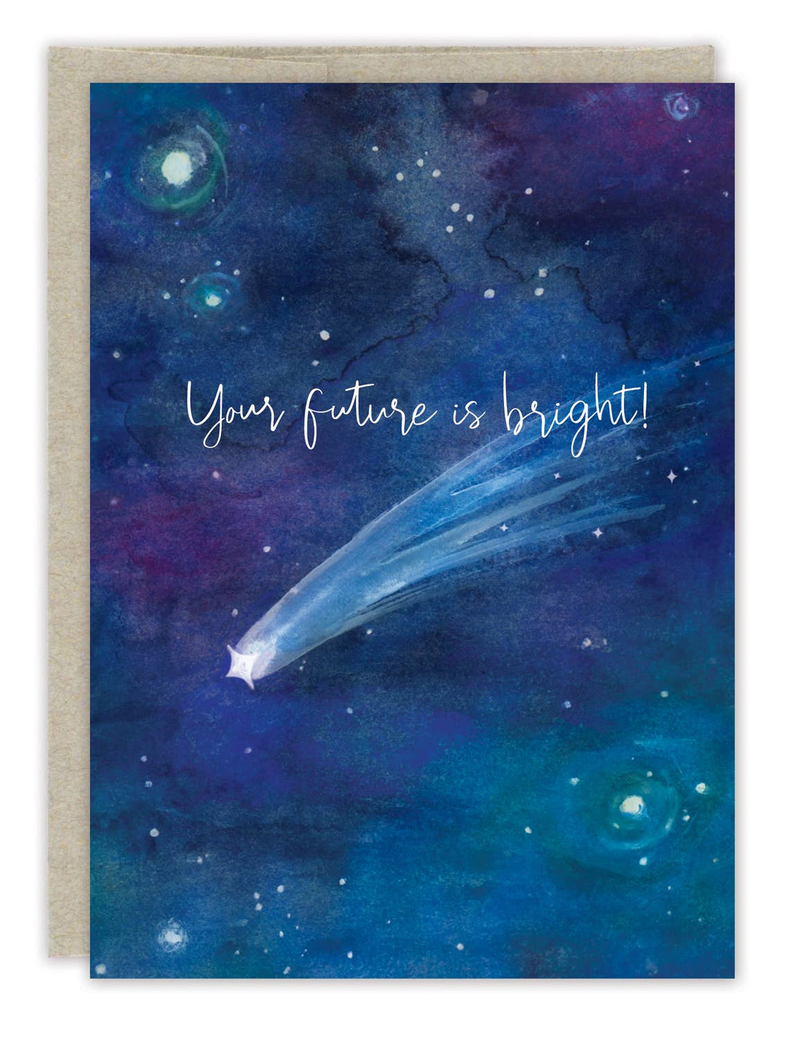 Bright Future Graduation Card - Spiral Circle