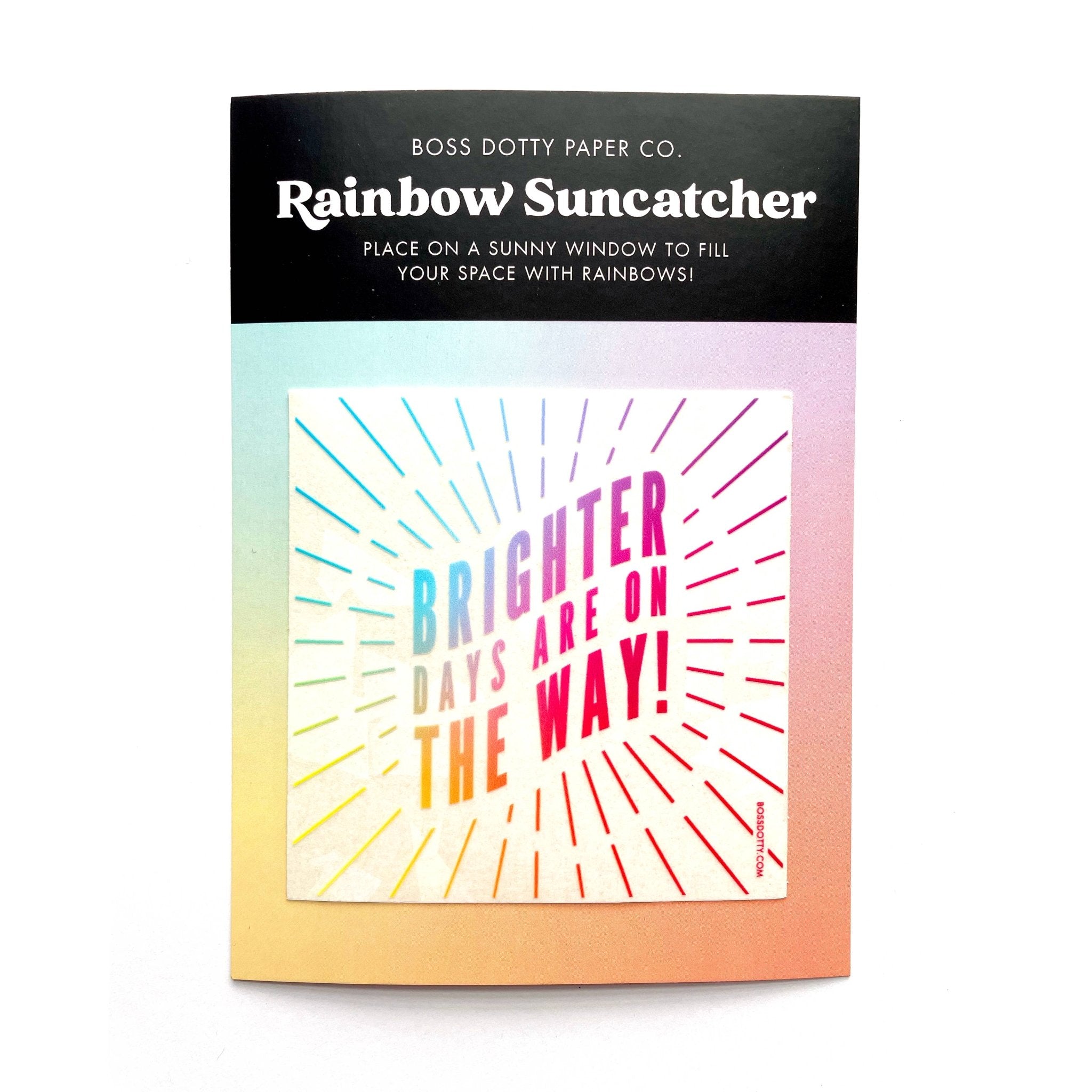 Brighter Days Rainbow Suncatcher - Spiral Circle