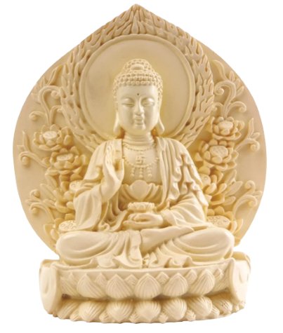 Buddha - Resin - Spiral Circle