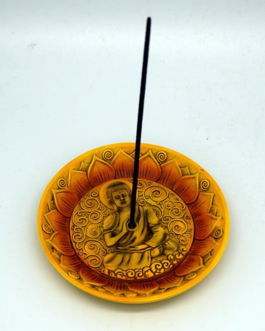Buddha Round Burner - Spiral Circle