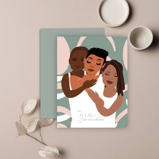 Burden Card | Encouragement Card - Spiral Circle