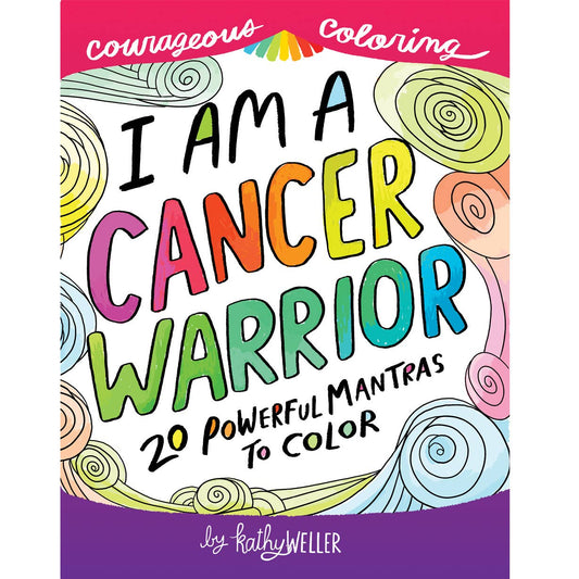 Cancer Warrior Coloring Book - Spiral Circle
