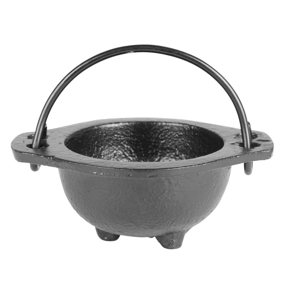 Cast Iron Cauldron Small - Spiral Circle