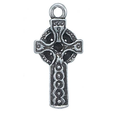 Celtic Cross (Silver) - Spiral Circle