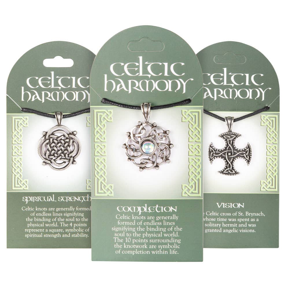 Celtic Harmonies Pendants: Unity of Life - Spiral Circle