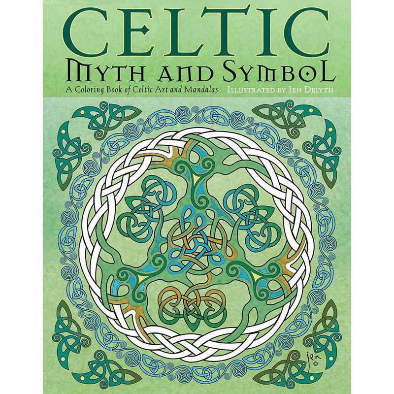 Celtic Myth And Symbol Coloring Book - Spiral Circle