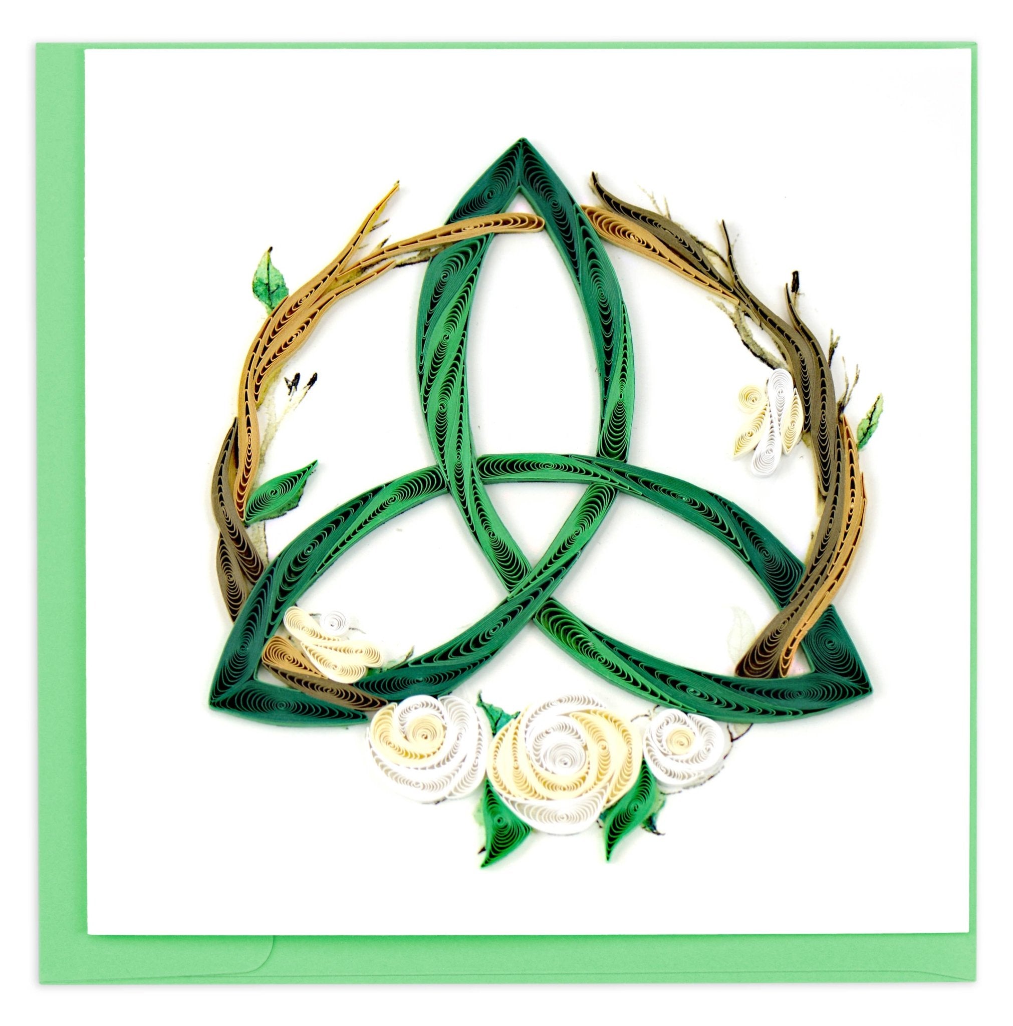 Celtic Trinity Knot | Quilling Card - Spiral Circle