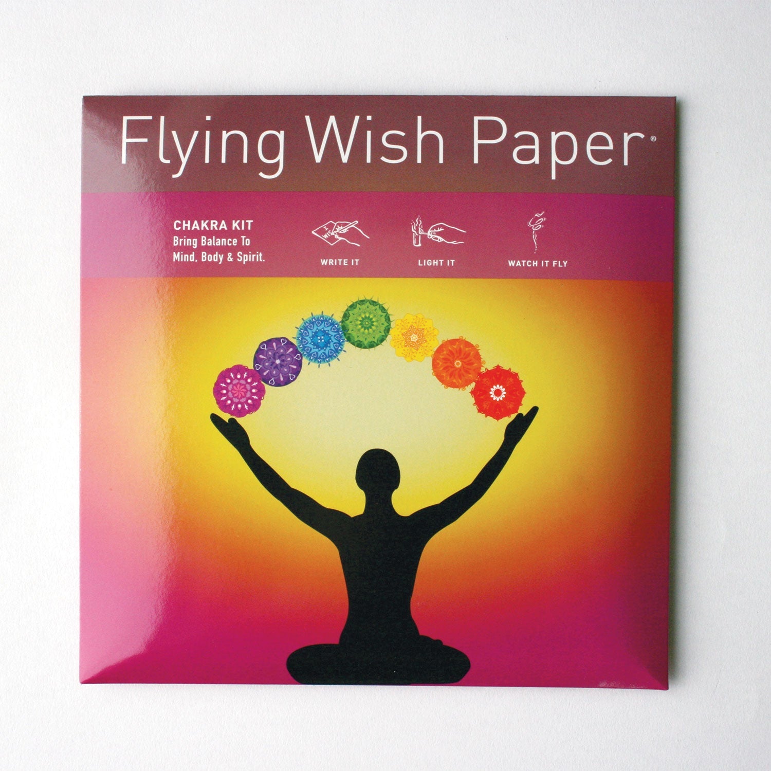 Chakra | Flying Wish Paper Kit | Large - Spiral Circle