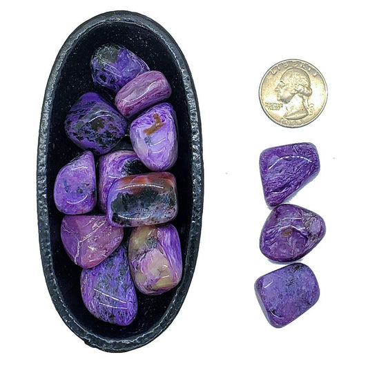 Charoite | Connection - Spiral Circle