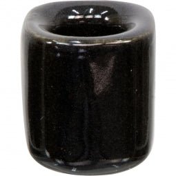 Chime Candle Holder | Black - Spiral Circle