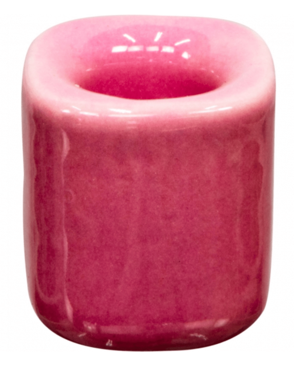Chime Candle Holder | Pink - Spiral Circle