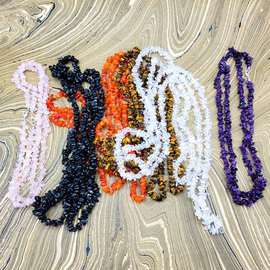 Chip Necklaces - Spiral Circle