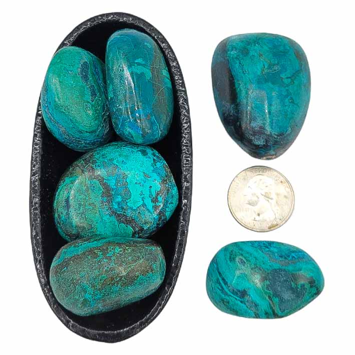Chrysocolla | Empowerment, Communication & Calming - Spiral Circle