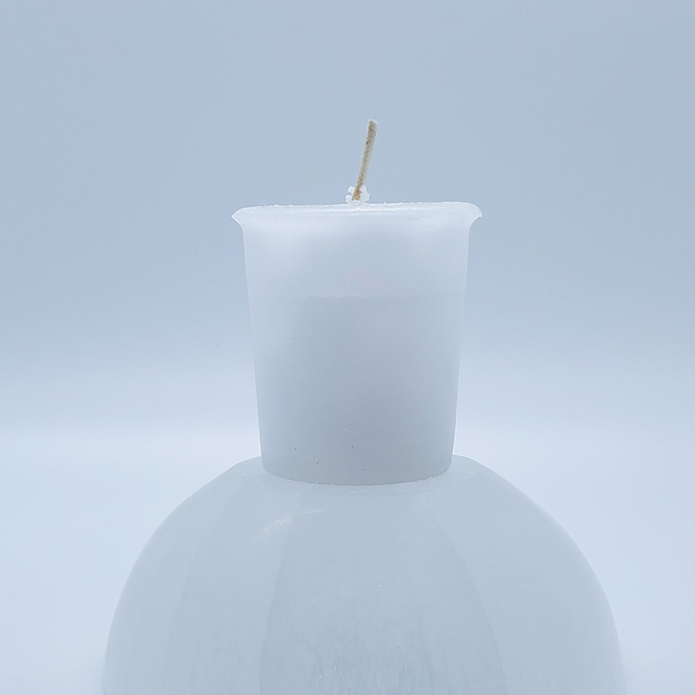 Cleansing | Bright White | Votive Intention Candle | Reiki Charged - Spiral Circle